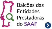 Balcões das Entidades Prestadoras do SAAF